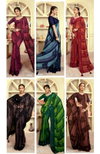 Jasleen Vol 3 By Vallabhi Printed Shimmer Georgette Sarees Wholesale Online